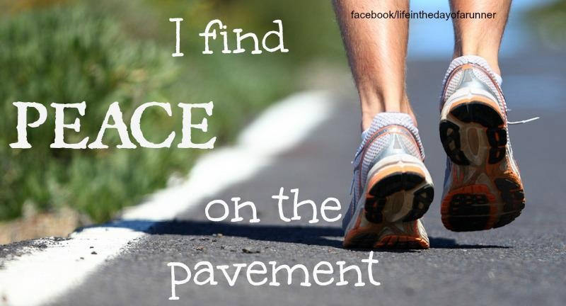 Runner Things #622: I find peace on the pavement.