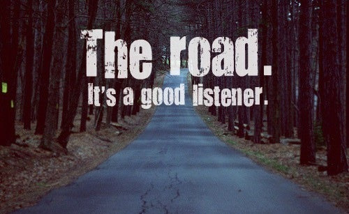 Runner Things #653: The road. It's a good listener. - fb,running