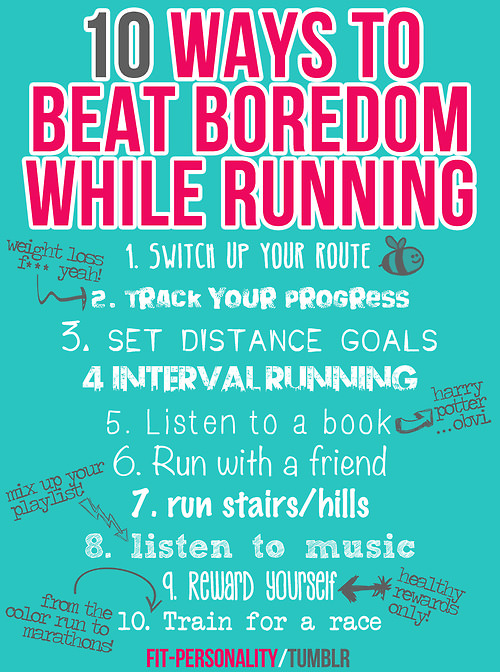 Runner Things #1: 10 Ways To Beat Boredom While Running.