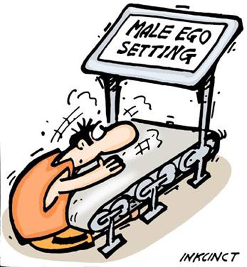 Running Humor #39: Male Ego Setting - fb,running-humor