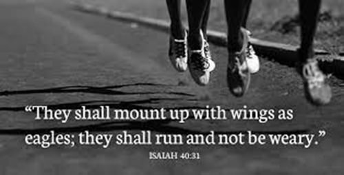 Running Matters #117: They shall mount up with wings as eagles, they shall run and not be weary. - Isaiah 40:31