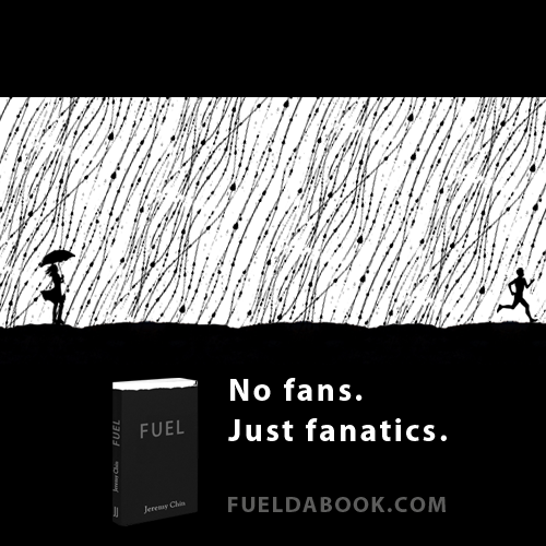 Fitness Stuff #150: No fans. Just fanatics. Running in pouring rain.  - fb,running,no-fans