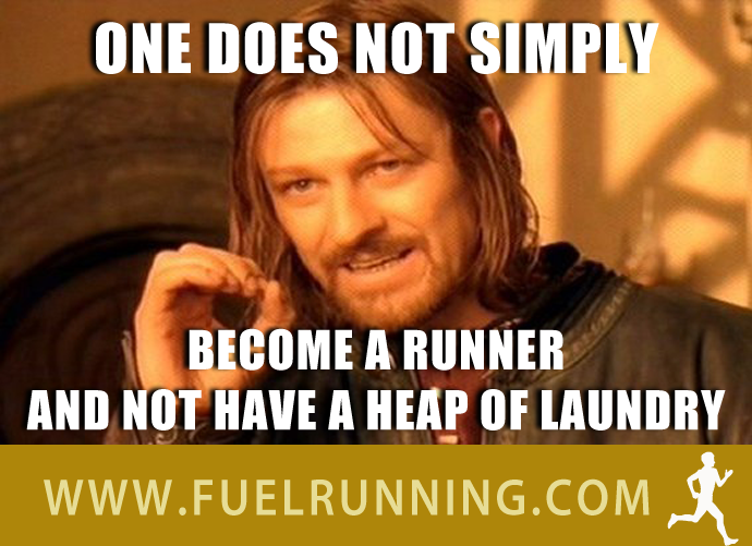 Fitness Stuff #185: One does not simply become a runner and not have a heap of laundry. 