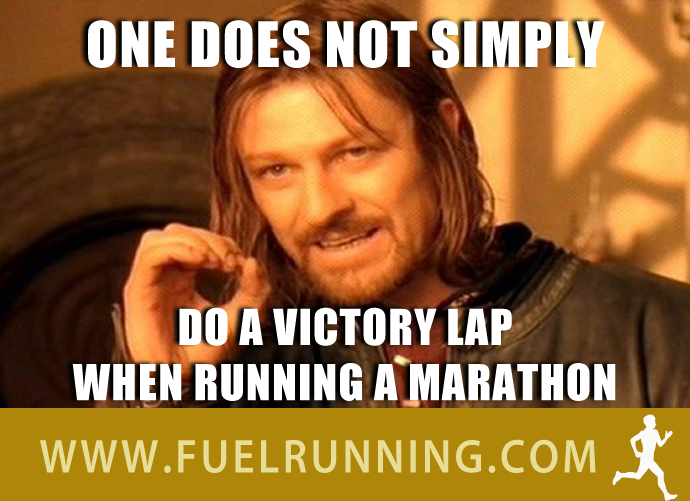 Fitness Stuff #155: One does not simply do a victory lap when running a marathon.  - fb,running-humor,boromir