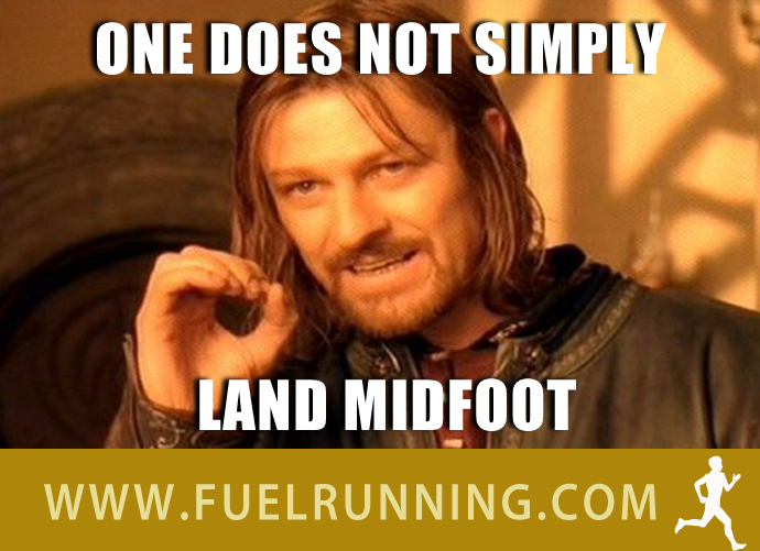 Fitness Stuff #111: One does not simply land midfoot  - fb,running-humor