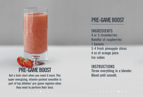 Fitness Stuff #221: Pre-Game Boost Smoothie