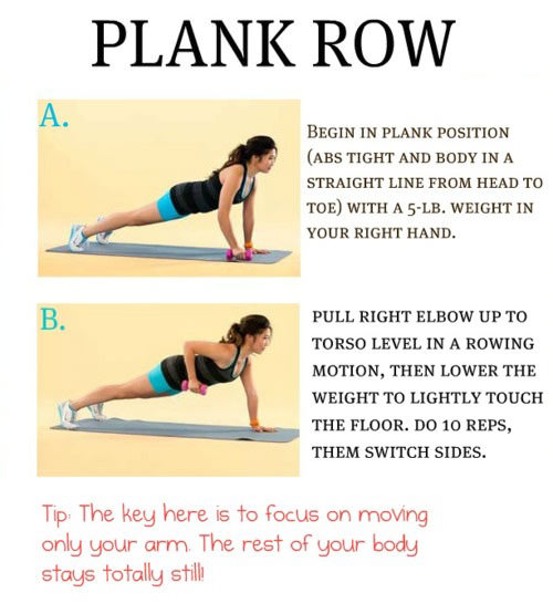 Fitness Stuff #232: Plank Row - fb,fitness