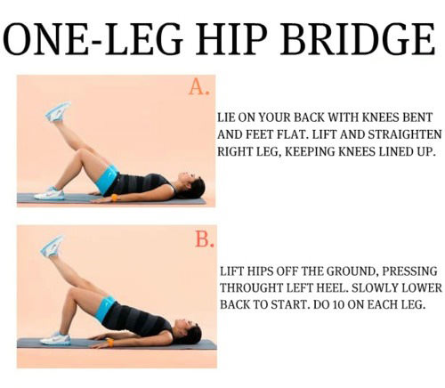 Fitness Stuff #242: One-Leg Hip Bridge - fb,fitness