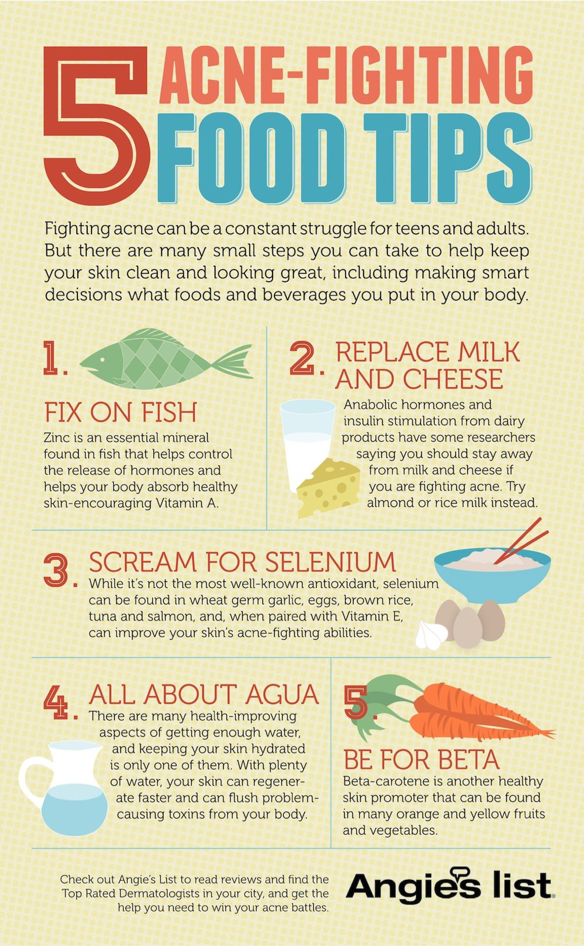 Fitness Stuff #339: 5 Acne-Fighting Food Tips