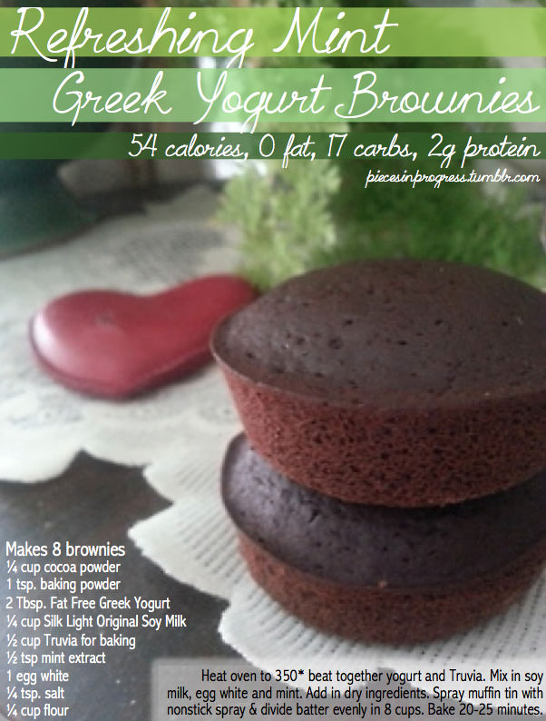 Fitness Stuff #368: Refreshing Mint Greek Yogurt Brownies