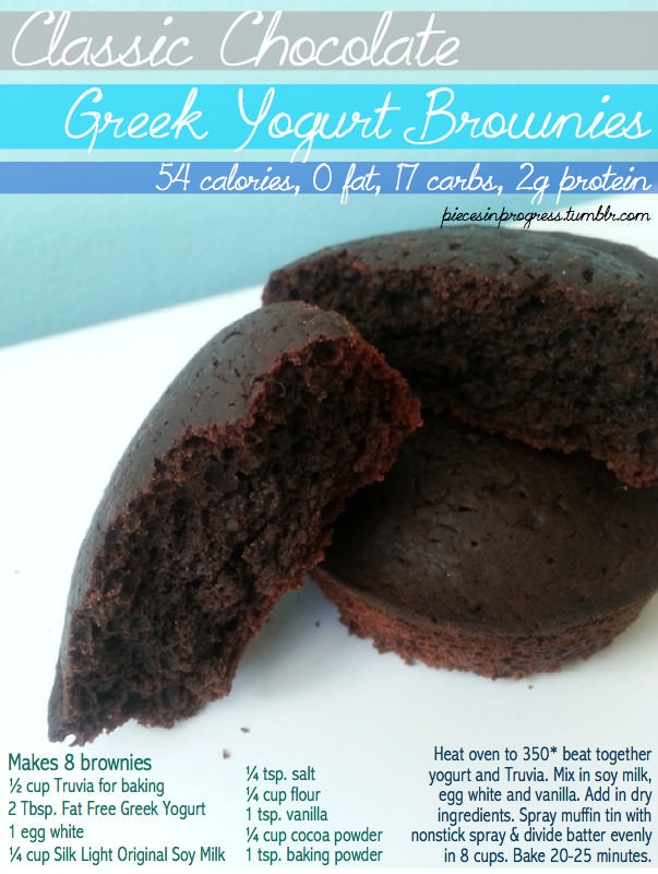 Fitness Stuff #370: Classic Chocolate Greek Yogurt Brownies