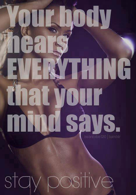 Fitness Stuff #384: Your body hears everything that your mind says