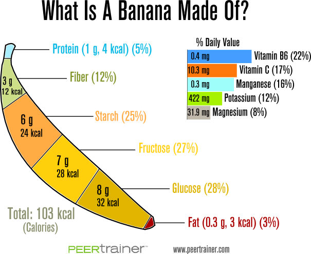 Fitness Stuff #387: What is banana made of?