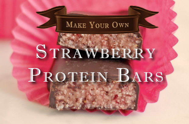 Make Your Own Strawberry Protein Bars